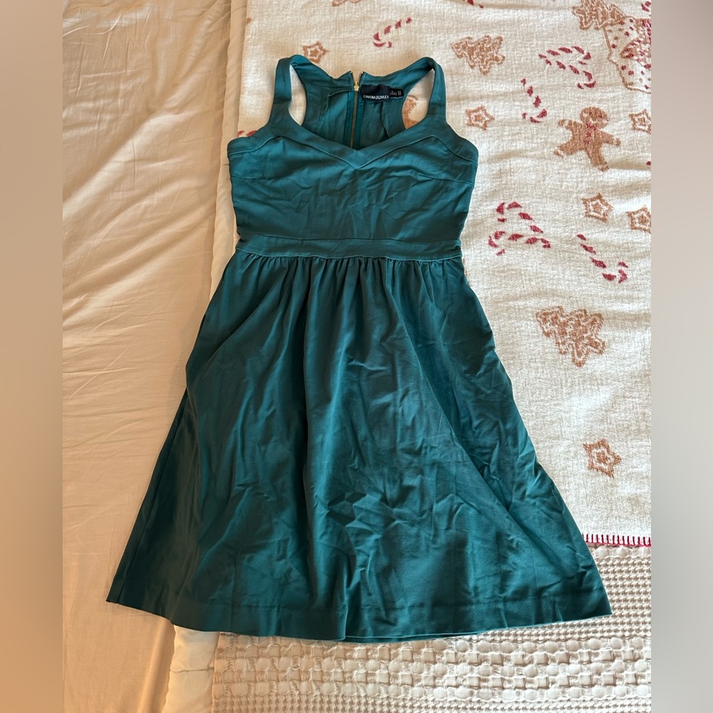Cynthia Rowley Teal Sleeveless Dress